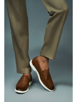 Heel Your Sole - Men Spencer Weave Tan Slip On Loafers