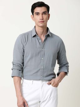 Rare Rabbit - Layers Grey Shirt