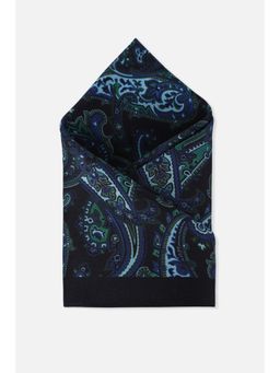 Van Heusen - Men Printed Casual Navy Blue Pocket Square