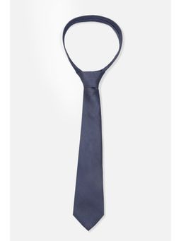 Van Heusen - Men Embroidered Formal Navy Blue Tie