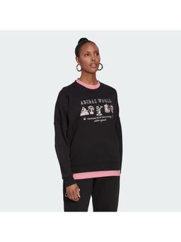 adidas Originals - DISNEY SWEATER Black Casual Sweatshirts