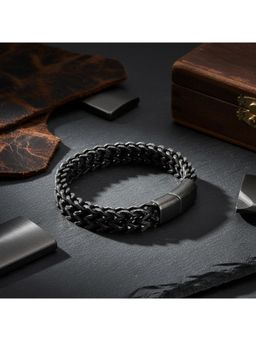 Jazz and Sizzle - Anti Tarnish Men's Heavy Punk Double Curb Cuban Bracelet