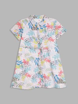 Elle Kids - All Over Printed Shirt Dress