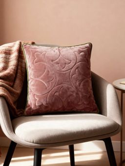 Life n Colors - Gulabi bagh Cushion Cover