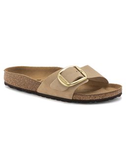 Birkenstock - Madrid Big Buckle Sandcastle Narrow Width Women One-Strap Flats