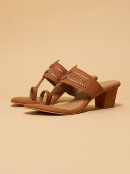 ERIDANI - Nadira Kolhapuri Tan Heels