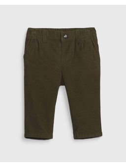 GAP - Unisex Textured Mid-Rise Slim Trousers