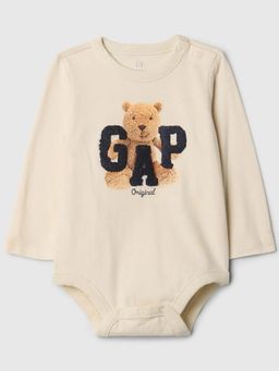 GAP - Unisex Logo Printed Regular Fit Onesie