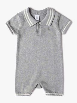 GAP - Unisex Short Sleeve Spread Collar Onesie