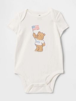 GAP - Unisex Graphic Half Sleeve Round Neck Onesie