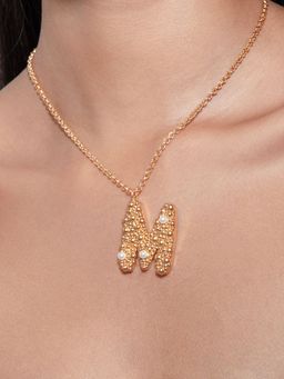 Ethnic Andaz - Women Akshar Collection Necklace - M White Pearl