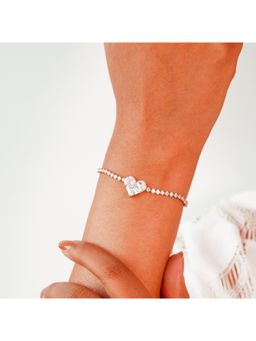 Aphrodyte Me - White Galatea Heart Bracelet