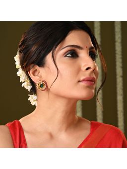 Vriksham - Stone Studded Gold Look Alike Precious Earrings