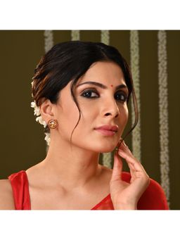 Vriksham - Stone Studded With Elephant Earrings