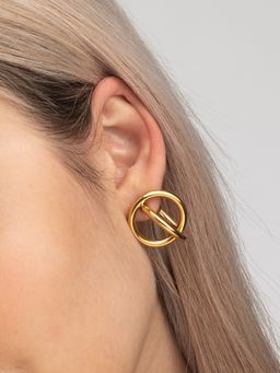 Palmonas - Double Circle Hoop Earrings for Womens Waterproof & Anti-Tarnish