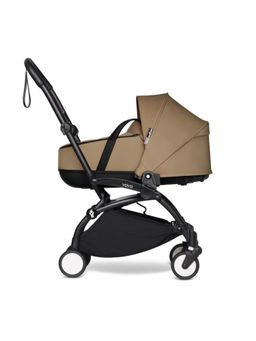 STOKKE - YOYO2 Stroller Black Frame With bassinet Toffee (Set of 2) (0-6 Months)