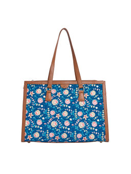 Teal by CHUMBAK - Blue Bloom Office Tote