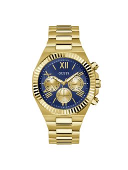 Guess - Equity Blue Round Dial Analog Men Watch - Gw0703G6 (M)