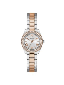 Guess - Mini Luna Silver Round Dial Analog Women Watch - Gw0841L3 (M)