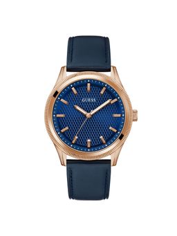 Guess - Dex Blue Round Dial Analog Men Watch - Gw0846G2 (M)