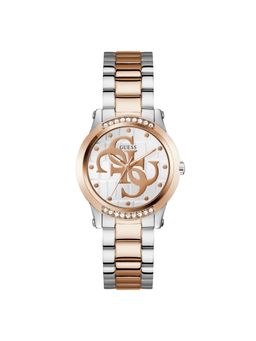 Guess - Annette White Round Dial Analog Women Watch - Gw0861L5 (M)