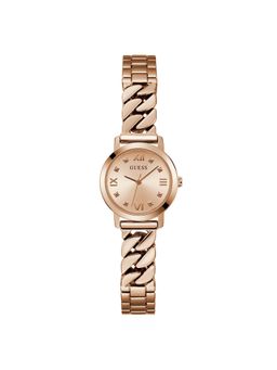 Guess - Chime Rose Gold Round Dial Analog Women Watch - Gw0867L3 (M)