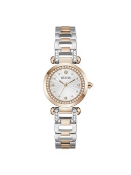 Guess - Ginger Silver Round Dial Analog Women Watch - Gw0869L2 (M)