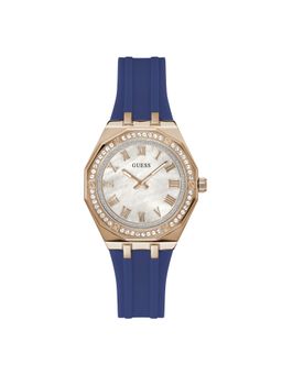 Guess - Desire White Round Dial Analog Women Watch - Gw0872L3 (M)