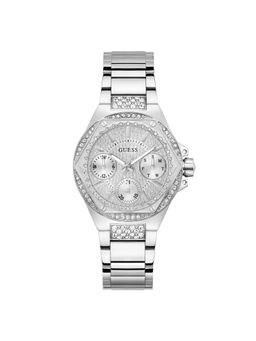 Guess - Envy Silver Round Dial Analog Women Watch - Gw0878L1 (M)