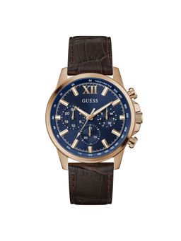 Guess - Walker Blue Round Dial Analog Men Watch - Gw0901G3 (M)