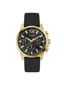 Guess - Walker Black Round Dial Analog Men Watch - Gw0913G2 (M)
