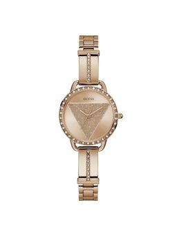 Guess - Tri Bellini Rose Gold Round Dial Analog Women Watch - Gw0914L3 (M)