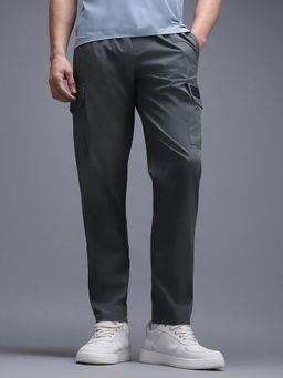Van Heusen - Grey Solid Trackpant