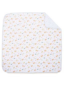 Haus & Kinder - Whimsical Woodland Cotton Muslin Reversible Blanket for New Born Baby
