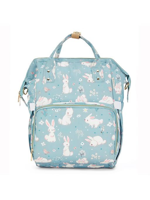 Haus & Kinder Art On Canvas-Chic Diaper Bag Backpack for New Parents (Capacity-20L) Hippity Hop