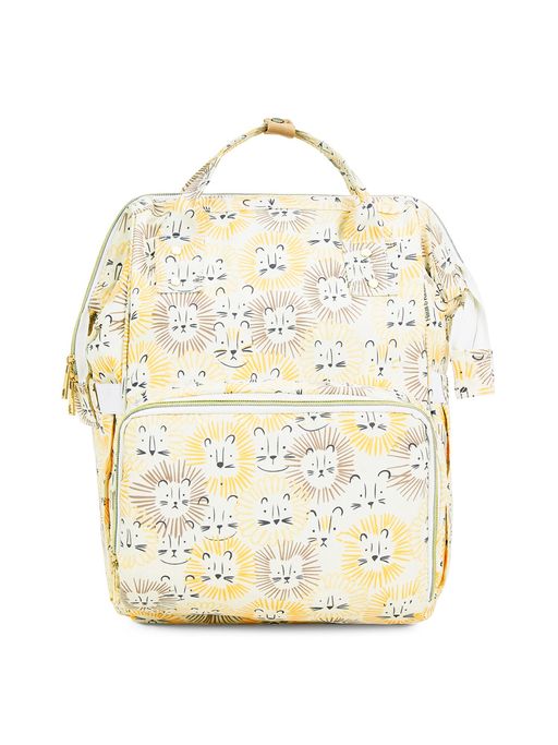 Haus & Kinder Art On Canvas-Chic Diaper Bag Backpack for New Parents (Capacity-20L) Roar Some