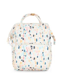 Haus & Kinder - Art On Canvas-Chic Diaper Bag Backpack for New Parents (Capacity-20L) Spectrum