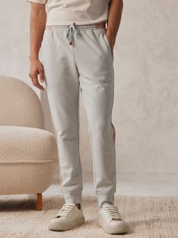 Andamen - Regular Fit Grey Mens Gold Finish Jogger Reg