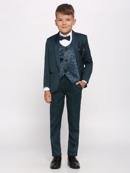 Kids Island - Green Suit with Shirt and Bow Tie (Set of 5)