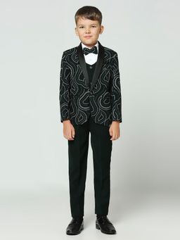 Kids Island - Green Suit with Shirt and Bow Tie (Set of 5)