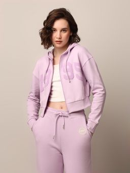 ONLY - Women Regular Fit Purple Hoodie