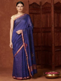 Fabindia - Cotton Silk Woven Jamdani Sari