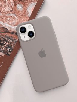 Treemoda - Light Grey Silicone Case Cover For Iphone