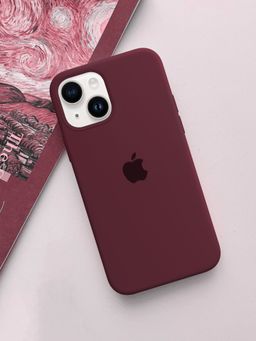 Treemoda - Mauve Silicone Case Cover For Iphone