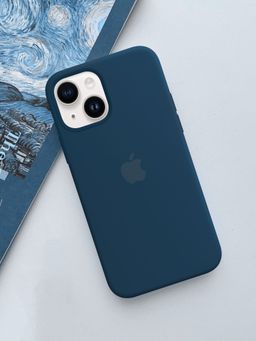 Treemoda - Peacock Blue Silicone Case Cover For Iphone