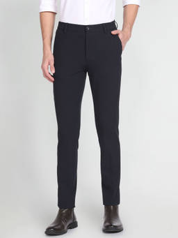 Arrow Newyork - Jackson Super Slim Fit Solid Trousers