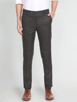 Arrow - Hudson Tailored Fit Dobby Trousers