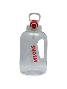 Nertz - Megagrip White Premium Food Safe Plastic Bottle Everyday Hydration 2000 Ml