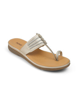 PEPPER - Kolhapuri Gold Sandals