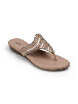 PEPPER - Women Nude Sandals